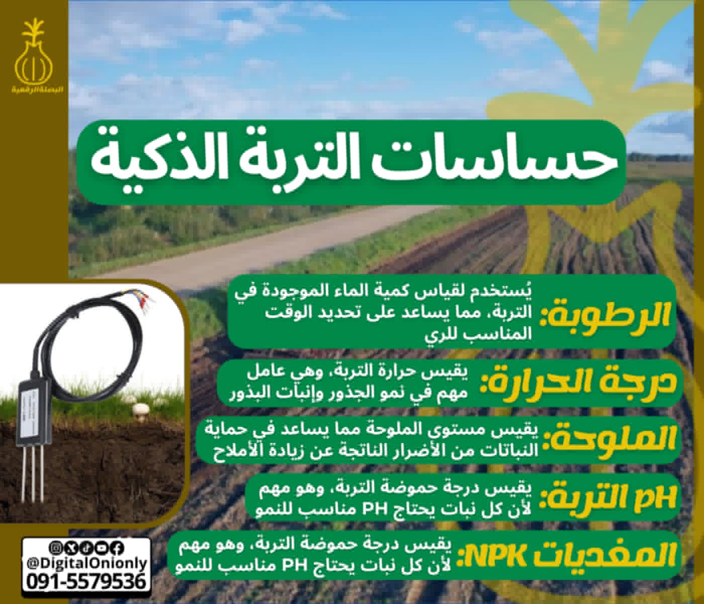 حساسات التربة الذكية